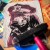 Oryginalna grafika warsztatowa wykonana techniką linorytu "Bankpsy".