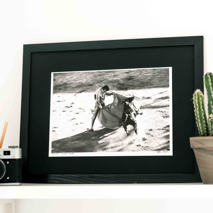 Fotografia autorska czarno biała "Corrida, Mijas I"