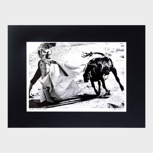 Fotografia autorska czarno biała Corrida, Mijas IV