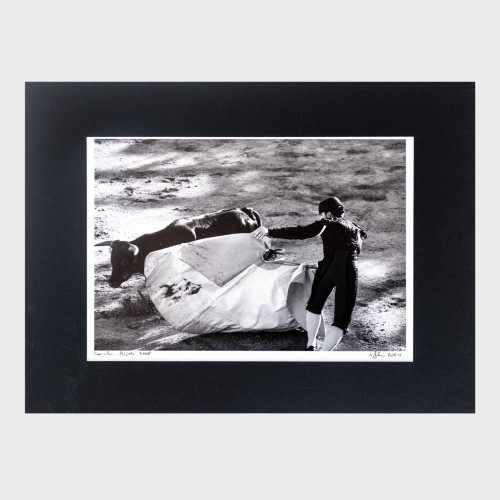 Fotografia autorska czarno biała Corrida, Mijas III