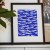 Egzemplarz kolekcjonerski No: 1/21 Linoryt - Sardines - sardynki, w ramie 30x40cm