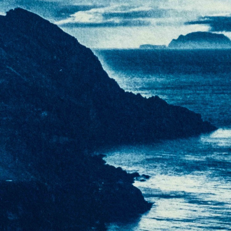 Cyjanotypia. Autorska fotografia w ramce, unikat 1/1. "Sao Lourenco" 30x40cm