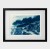 Cyjanotypia. Autorska fotografia w ramce, unikat 1/1. "Seixal II" 30x40cm