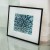 IA  2 5.jpgCyjanotypia. Autorska fotografia w ramce, unikat 1/1. "Inter Arboris II" 50x70cm