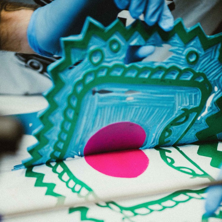 Aligator - Koszulka z linorytem+ CUSTOM, relaxed fit