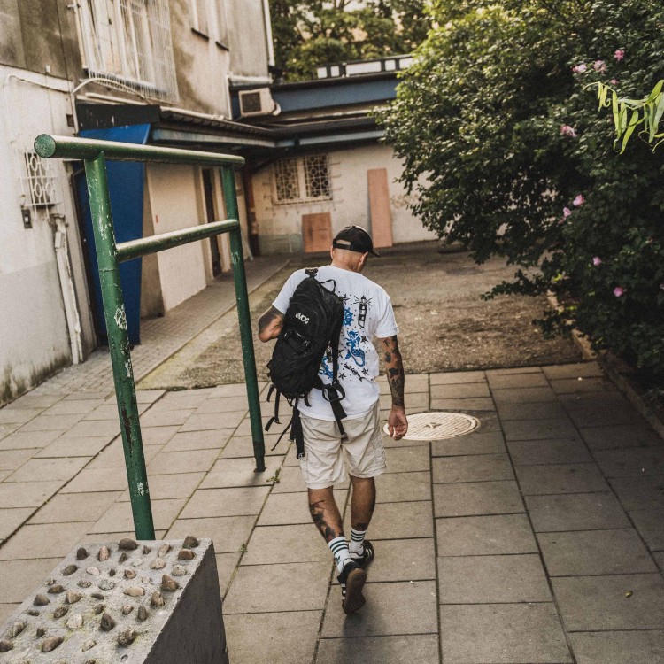 Old School Marinara - Koszulka z linorytem+ CUSTOM, relaxed fit