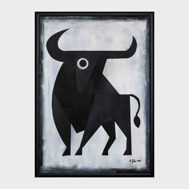 obraz Taurus akryl/płótno 50x70cm w ramie, 2026