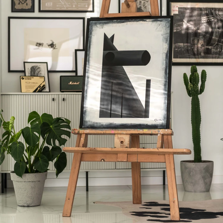 obraz Canis akryl/płótno 60x80cm w ramie, 2026