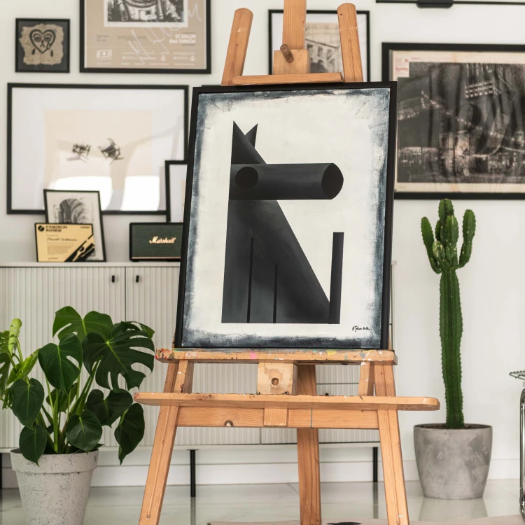 obraz Canis akryl/płótno 60x80cm w ramie, 2026