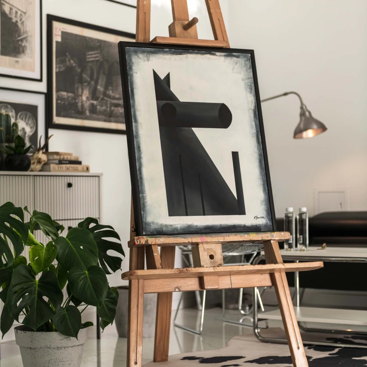 obraz Canis akryl/płótno 60x80cm w ramie, 2026
