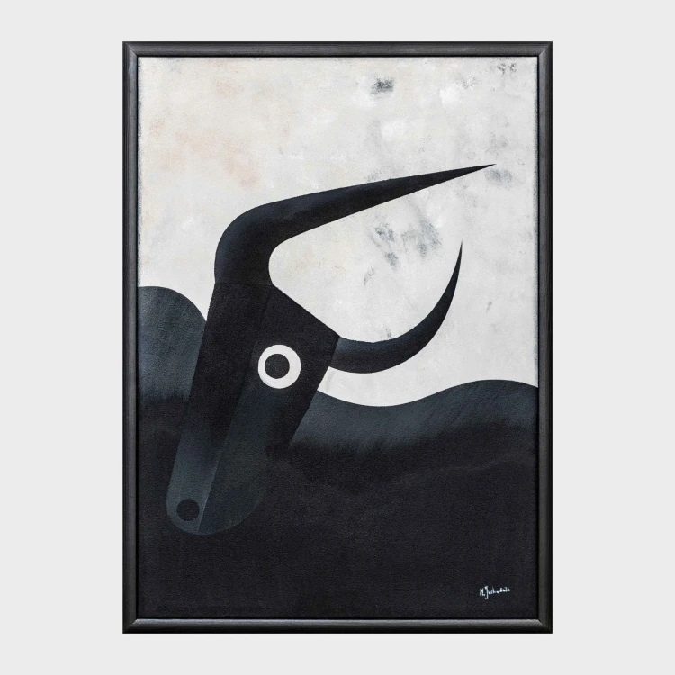 obraz Taurus II akryl/płótno 50x70cm w ramie, 2026