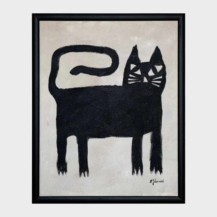 obraz Kot akryl/płótno 40x50cm w ramie, 2026