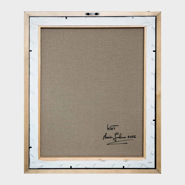 obraz Kot akryl/płótno 40x50cm w ramie, 2026