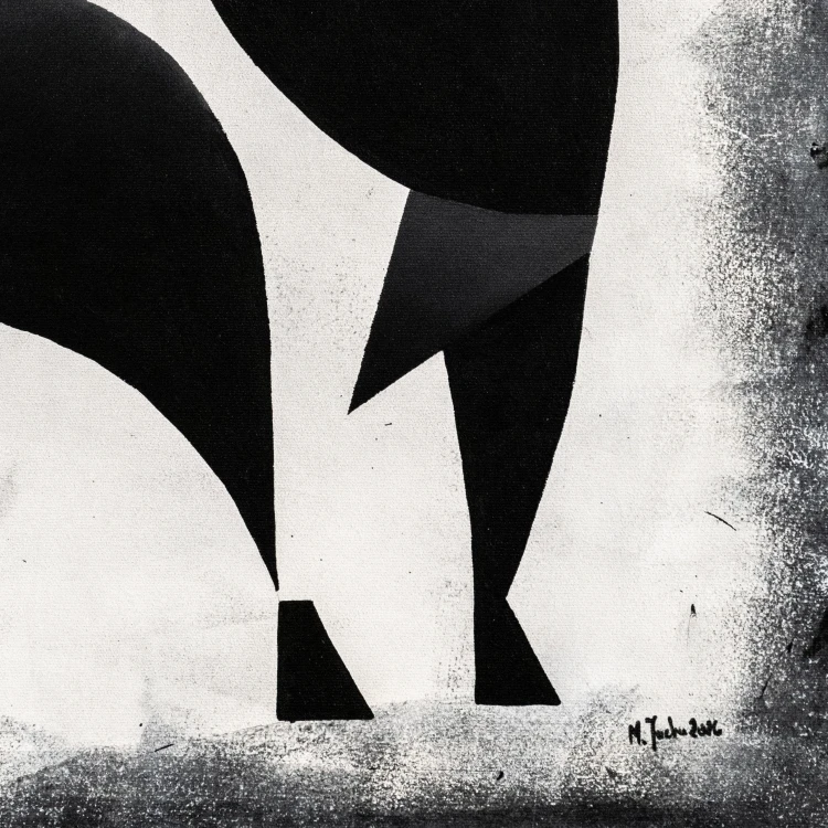 obraz Vaca akryl/płótno 60x60cm, 2026