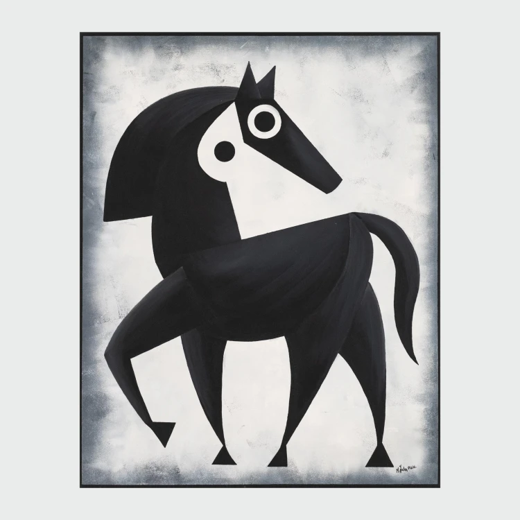 obraz Equus II akryl/płótno 80x100cm , 2026