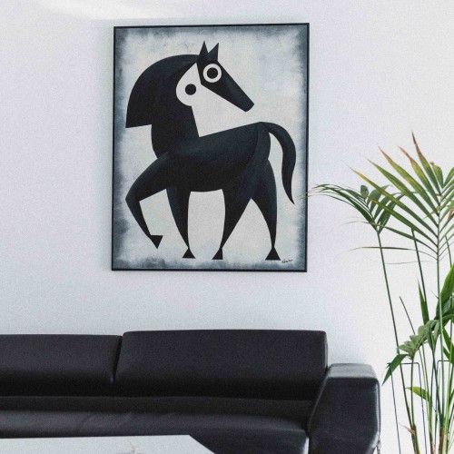obraz Equus II akryl/płótno 80x100cm , 2026