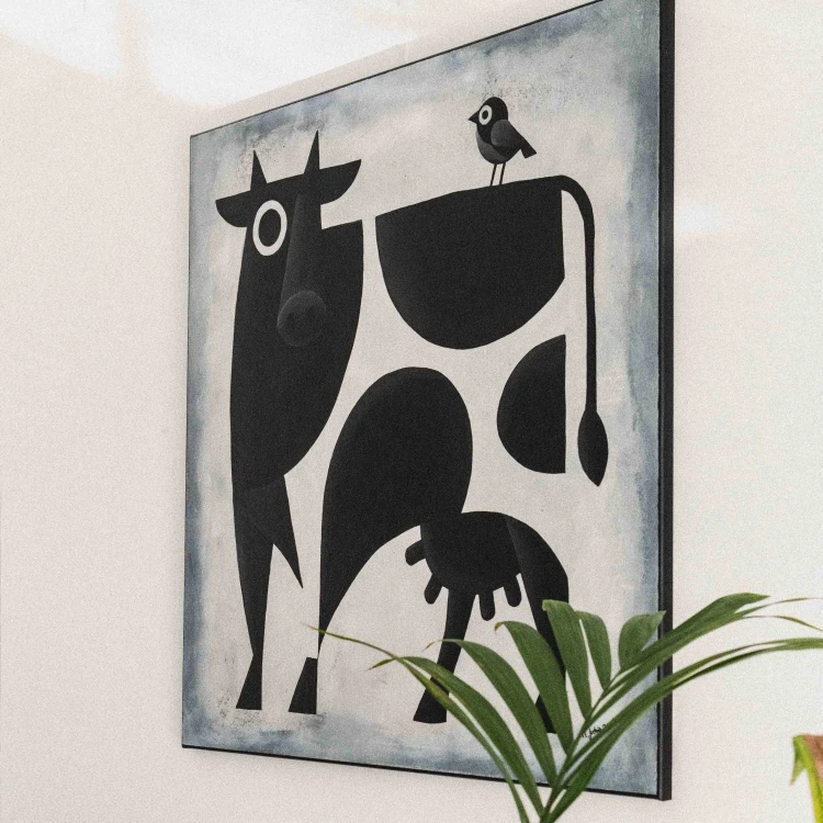 obraz Vaca III akryl/płótno 90x90cm, 2026
