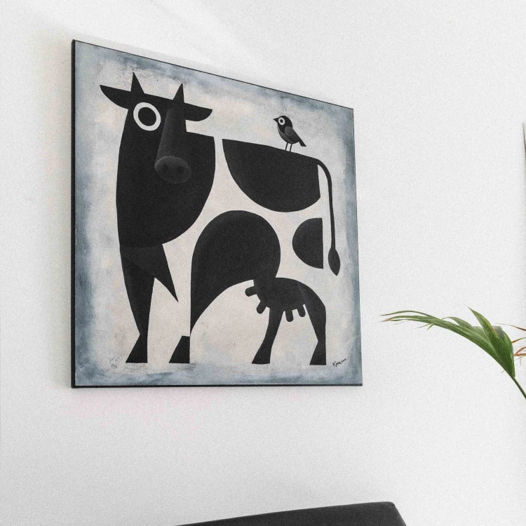 obraz Vaca III akryl/płótno 90x90cm, 2026