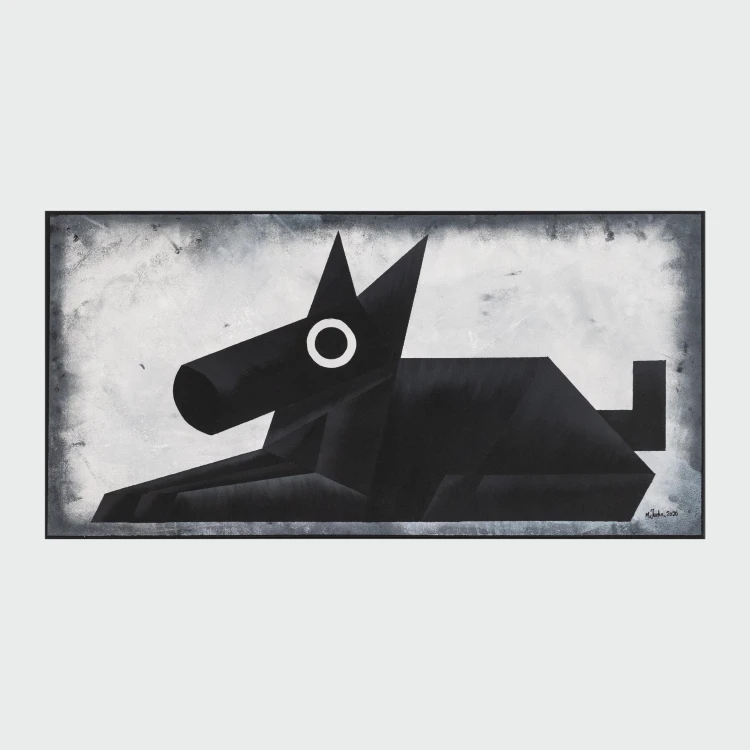 obraz Canis V akryl/płótno 100x50cm, 2026