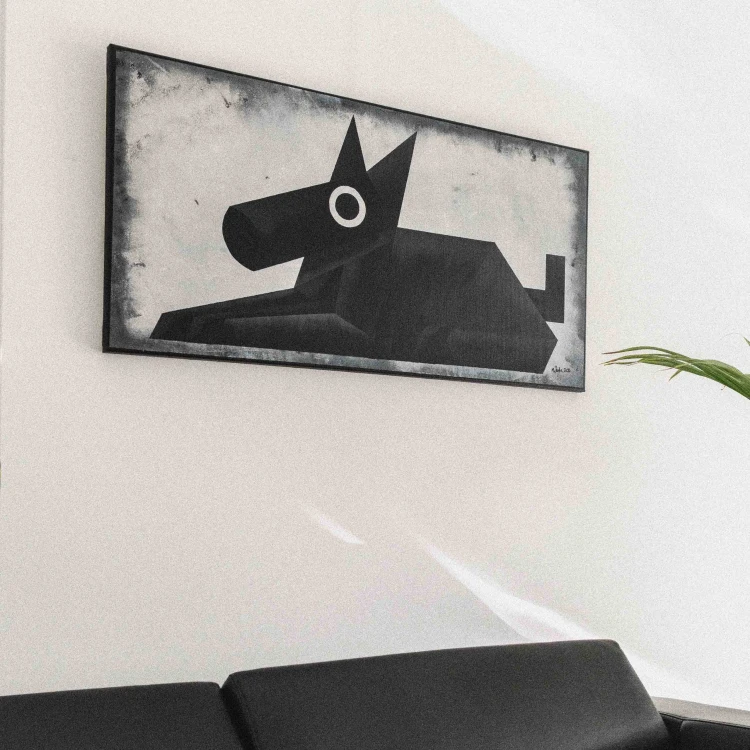 obraz Canis V akryl/płótno 100x50cm, 2026