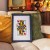 Egzemplarz kolekcjonerski No: 1/28 Linoryt Queen - pies karta, w ramie 20x30cm