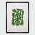 Oryginalna grafika warsztatowa wykonana techniką linorytu "Natura et Forma II: Figura Cacti".